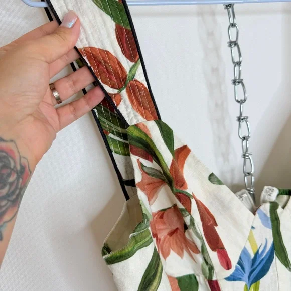 FARM Rio Tropical Print Jumpsuit - Green and Red - Picture 7 of 7